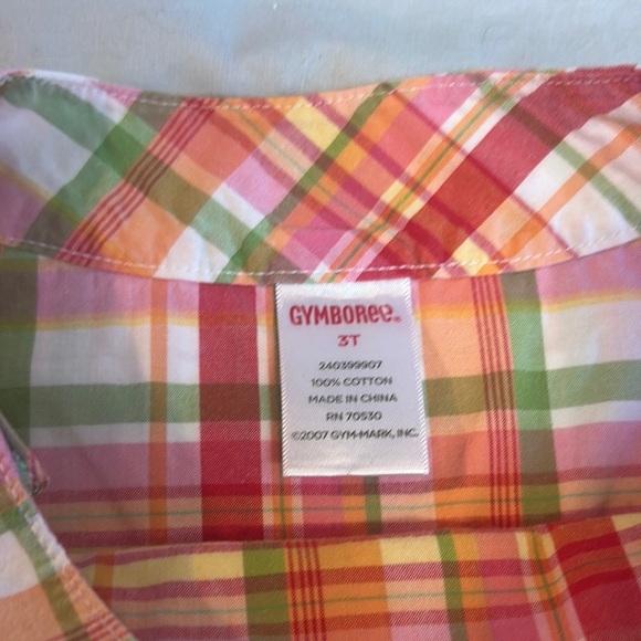 Gymboree LIKE NEW Orange and Yellow Sleeveless Sundress with Square Neck - Picture 2 of 4